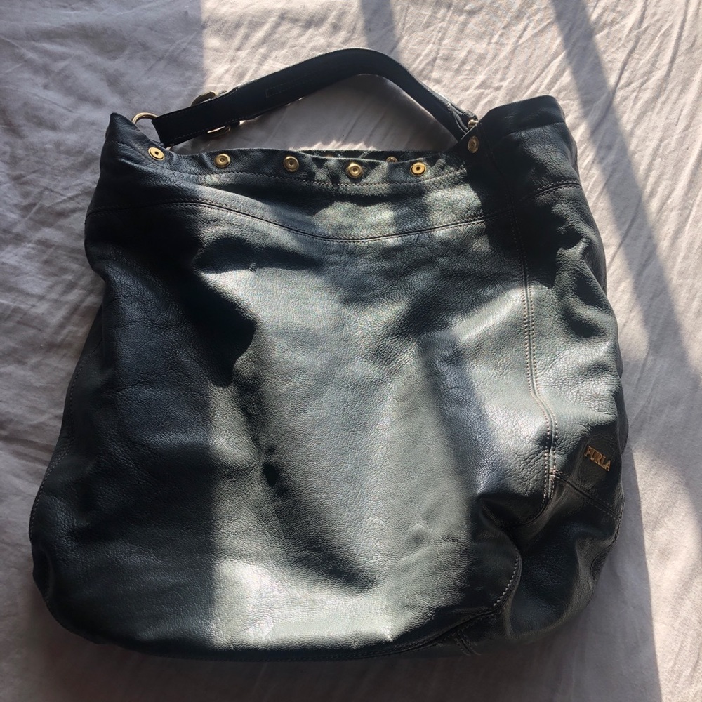 Furla Leather Bucket Bag
